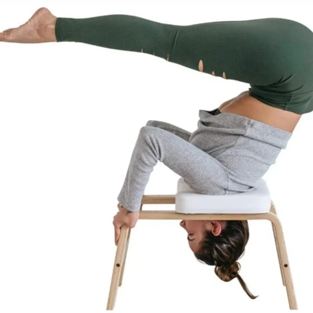 Yoga & Fitness Yoga Headstand Bench Inversion Trainer, Strength Poses